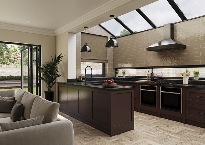 Harris, Soft Truffle - Roman Blind - Image 6